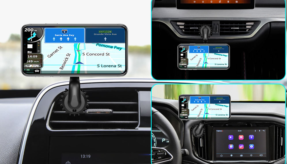 sy012 magnetic phone holder for car video